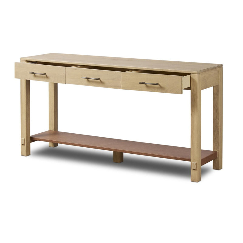 Blake Console Table - Washed Ash