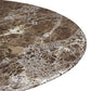 Pavlo Dining Table - Brown Marble