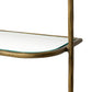 Swinton Shelf - Hammered Aged Brass