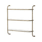 Swinton Shelf - Hammered Aged Brass