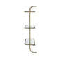 Swinton Shelf - Hammered Aged Brass