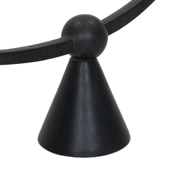 Santu Candle Holder - Black Antique