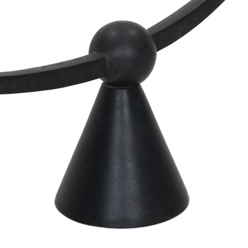 Santu Candle Holder - Black Antique