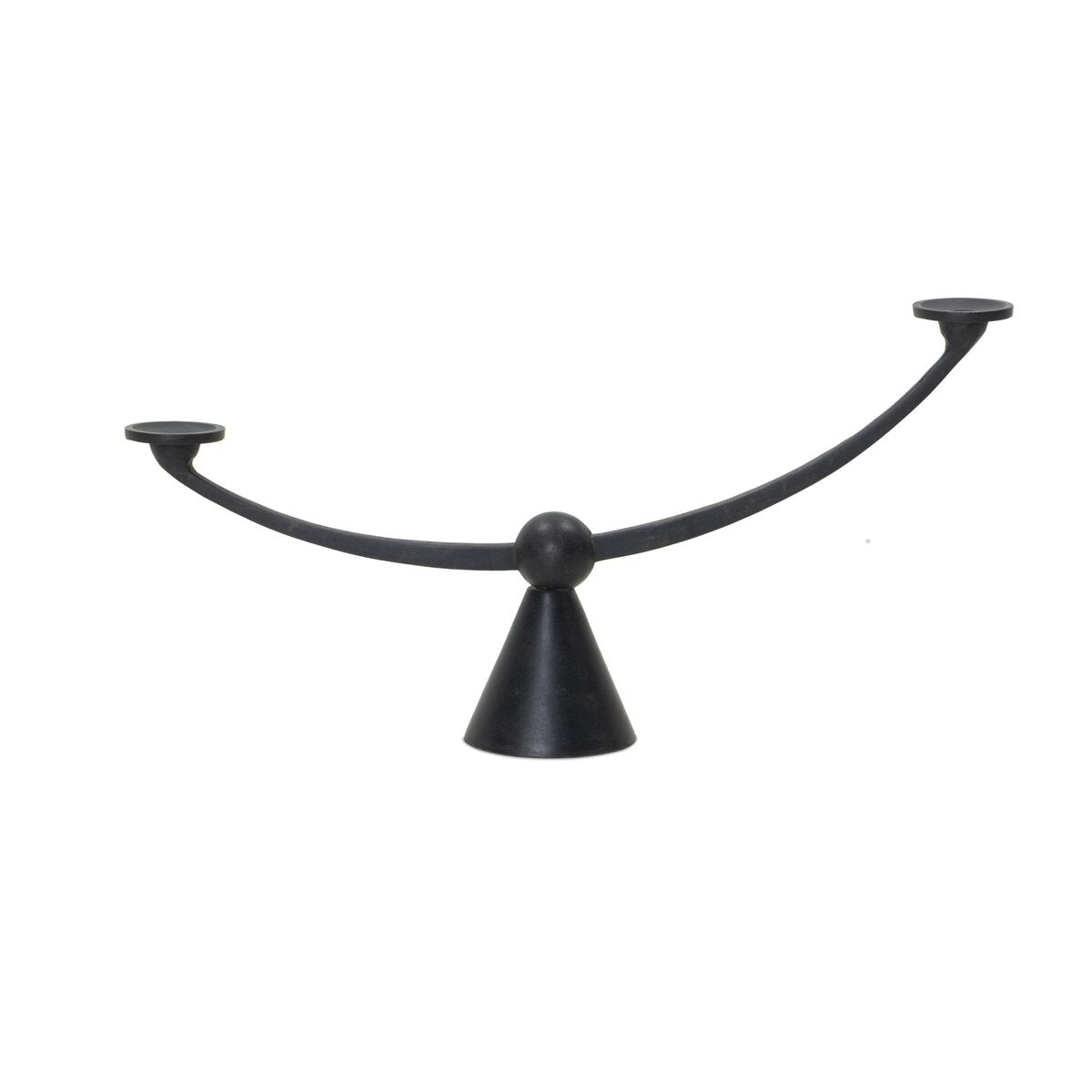 Santu Candle Holder - Black Antique