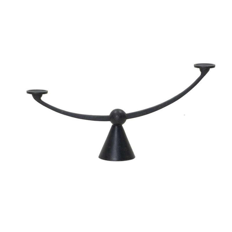 Santu Candle Holder - Black Antique