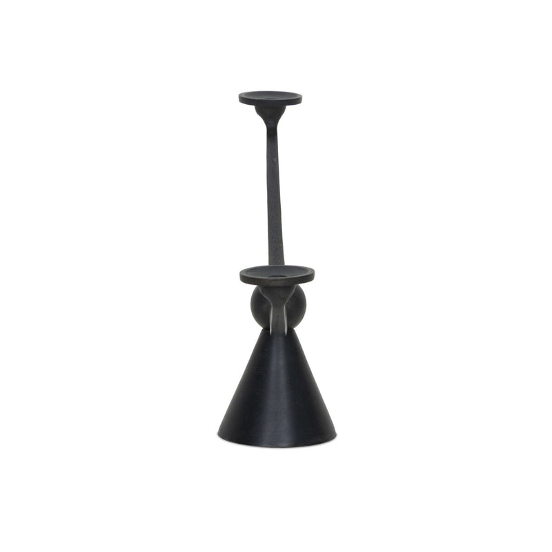 Santu Candle Holder - Black Antique