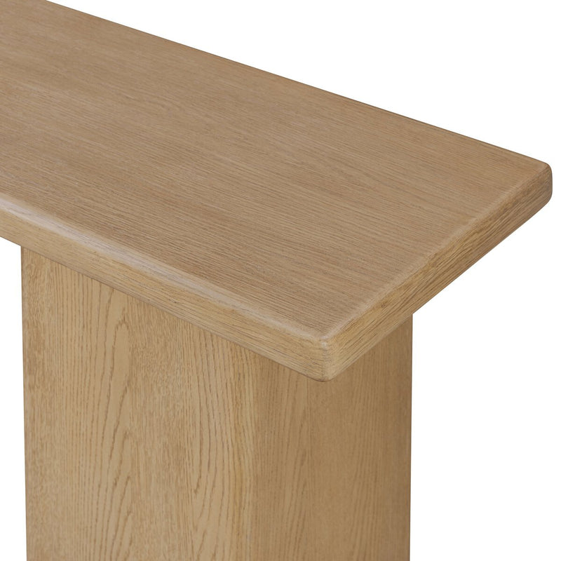 Pecos Console Table - Light Wash Oak Veneer