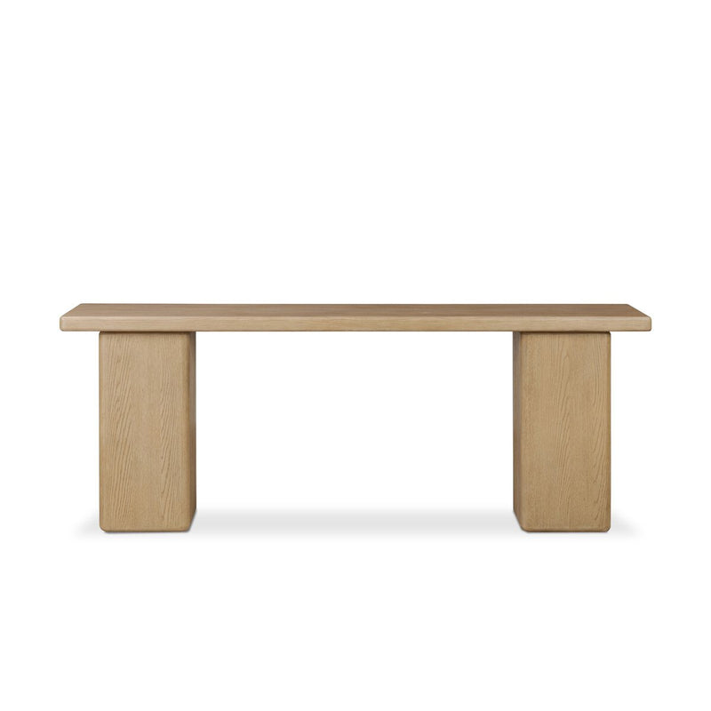 Pecos Console Table - Light Wash Oak Veneer