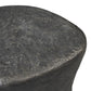 Bomba End Table Set - Textured Black Concrete