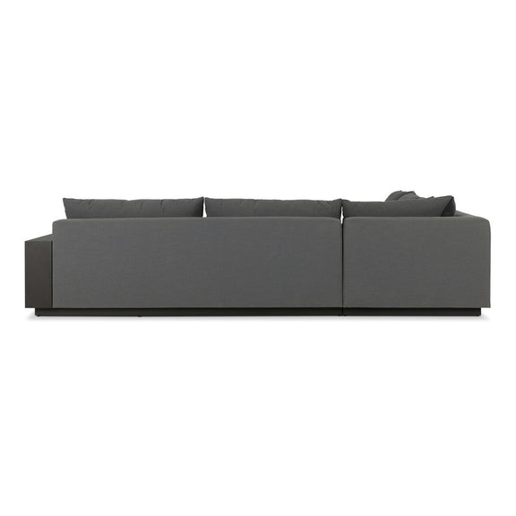 Branford Outdoor Metal 3-Piece Sectional - Arashi Graphite