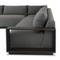 Branford Outdoor Metal 3-Piece Sectional - Arashi Graphite