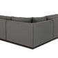 Branford Outdoor Metal 3-Piece Sectional - Arashi Graphite