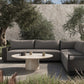 Branford Outdoor Metal 3-Piece Sectional - Arashi Graphite