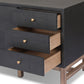 Fiona Media Console - Black Raffia