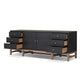 Fiona Media Console - Black Raffia