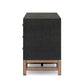 Fiona Media Console - Black Raffia