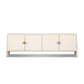 Cressida Media Console - Ivory Painted Linen