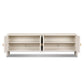 Cressida Media Console - Ivory Painted Linen