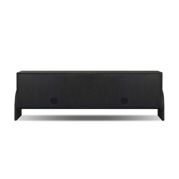 Cressida Media Console - Black Linen