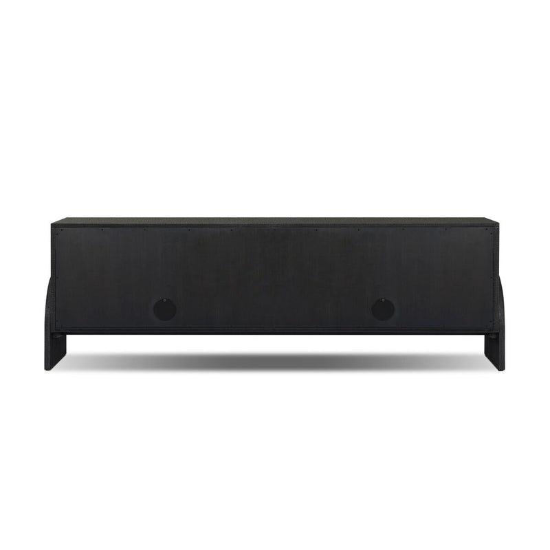 Cressida Media Console - Black Linen