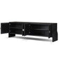 Cressida Media Console - Black Linen