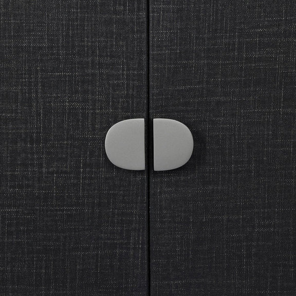 Cressida Media Console - Black Linen