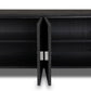 Cressida Media Console - Black Linen