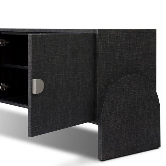 Cressida Media Console - Black Linen