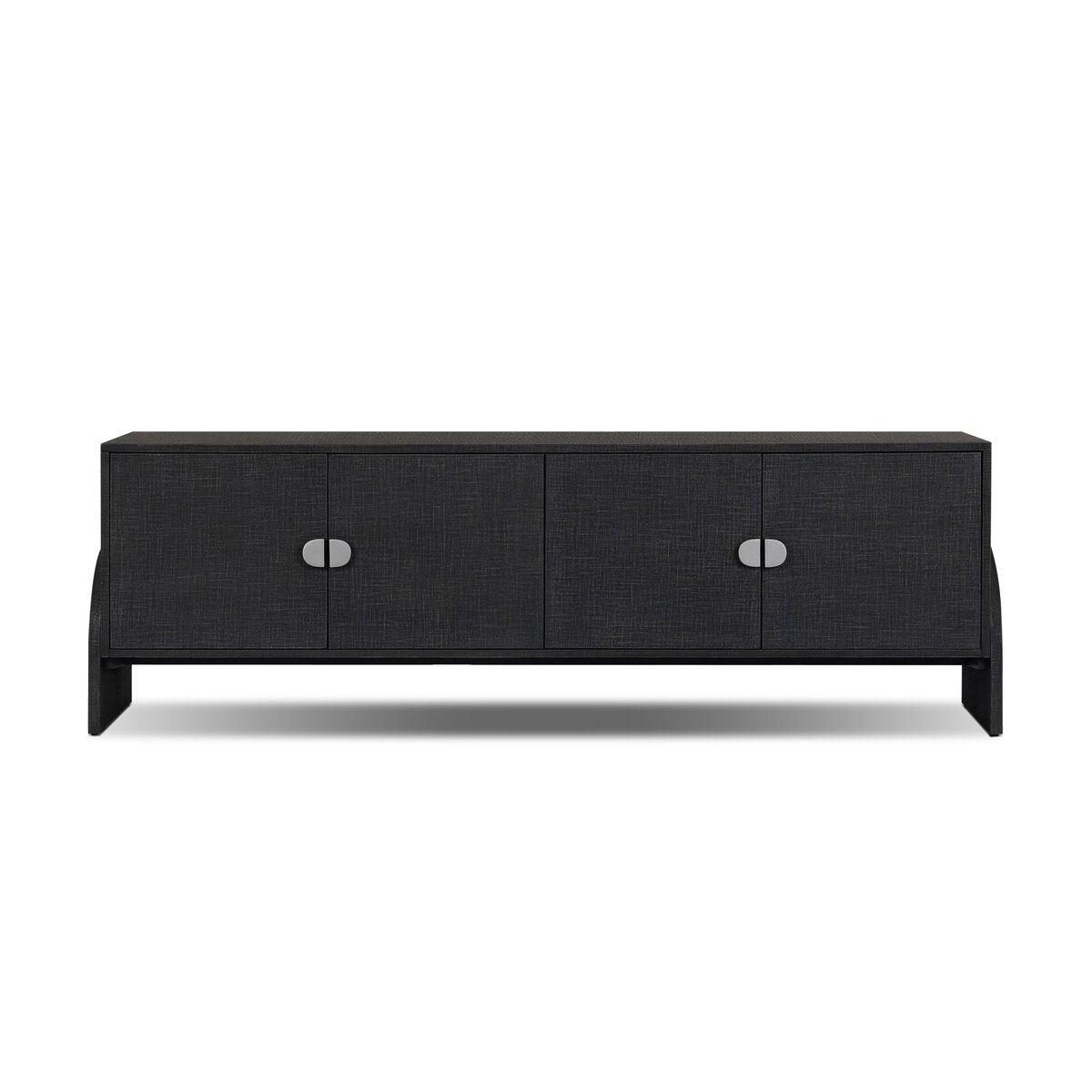 Cressida Media Console - Black Linen