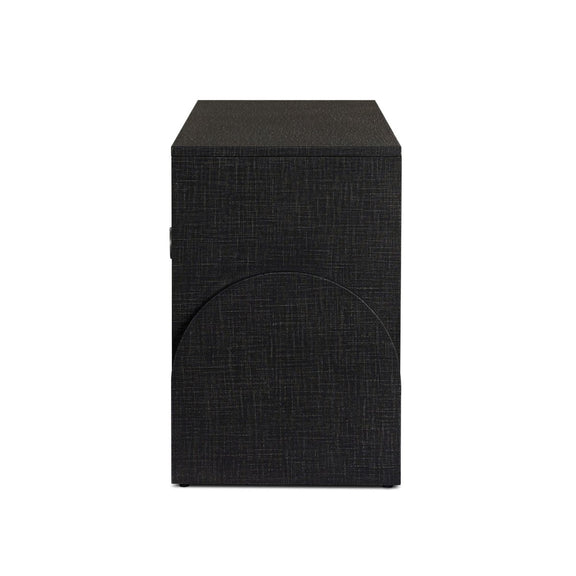 Cressida Media Console - Black Linen