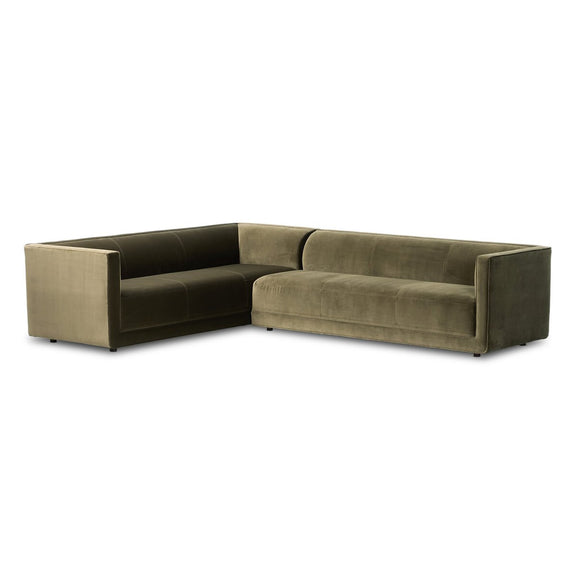 Phillip 2-Piece Sectional - Surrey Olive