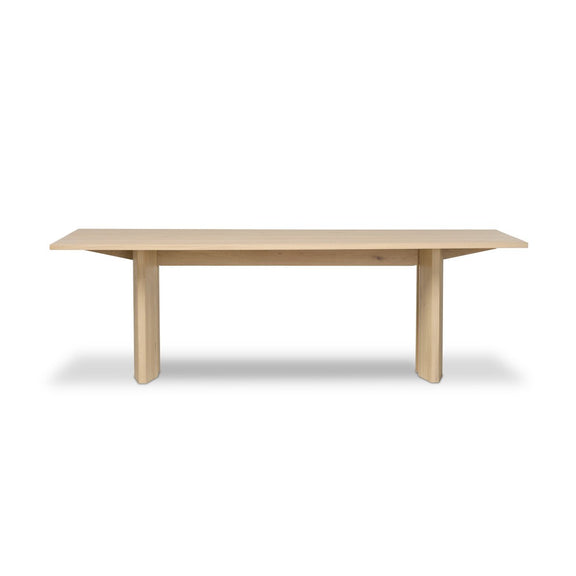 Emerald Dining Table - Bleached Oak