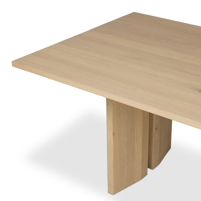 Emerald Dining Table - Bleached Oak