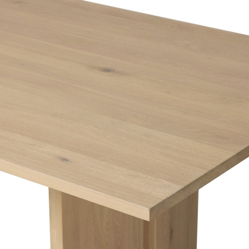 Emerald Dining Table - Bleached Oak