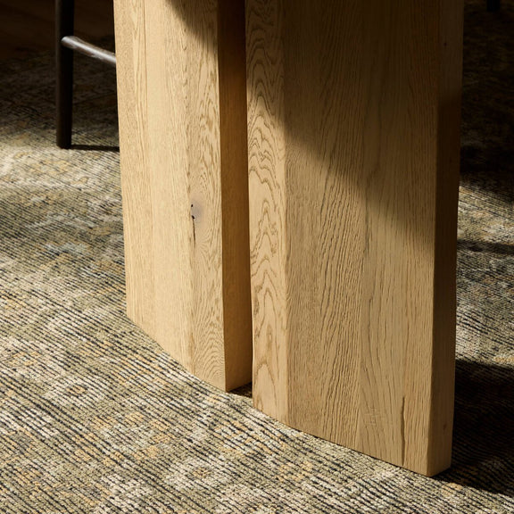 Emerald Dining Table - Bleached Oak