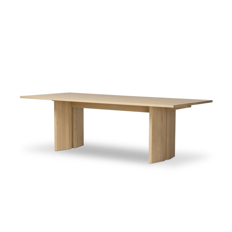 Emerald Dining Table - Bleached Oak