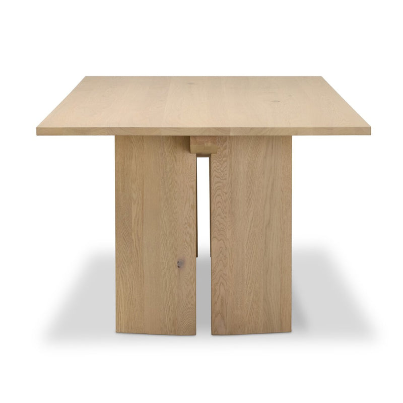 Emerald Dining Table - Bleached Oak
