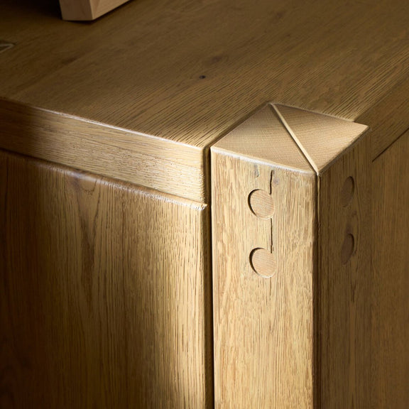 Emmer Sideboard - Aged Smoked Oak Veneer