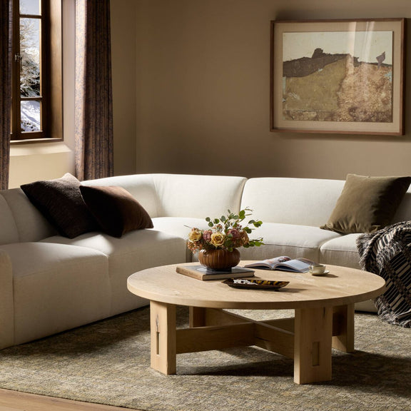 Willa Coffee Table - Bleached Oak