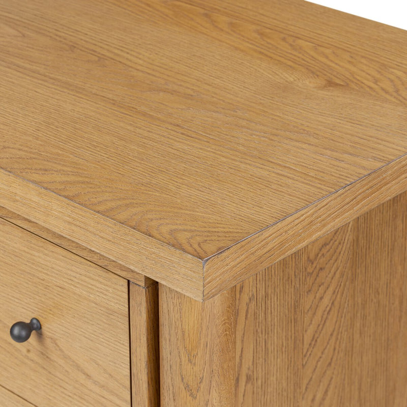 Roark Tall Dresser - Amber Oak