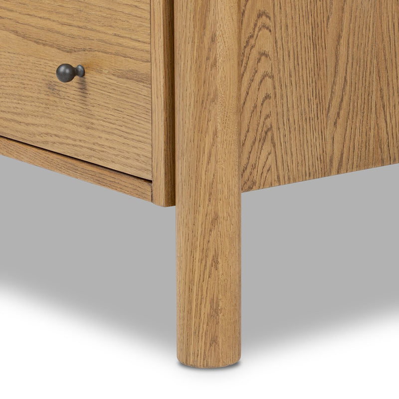 Roark Tall Dresser - Amber Oak