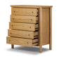 Roark Tall Dresser - Amber Oak