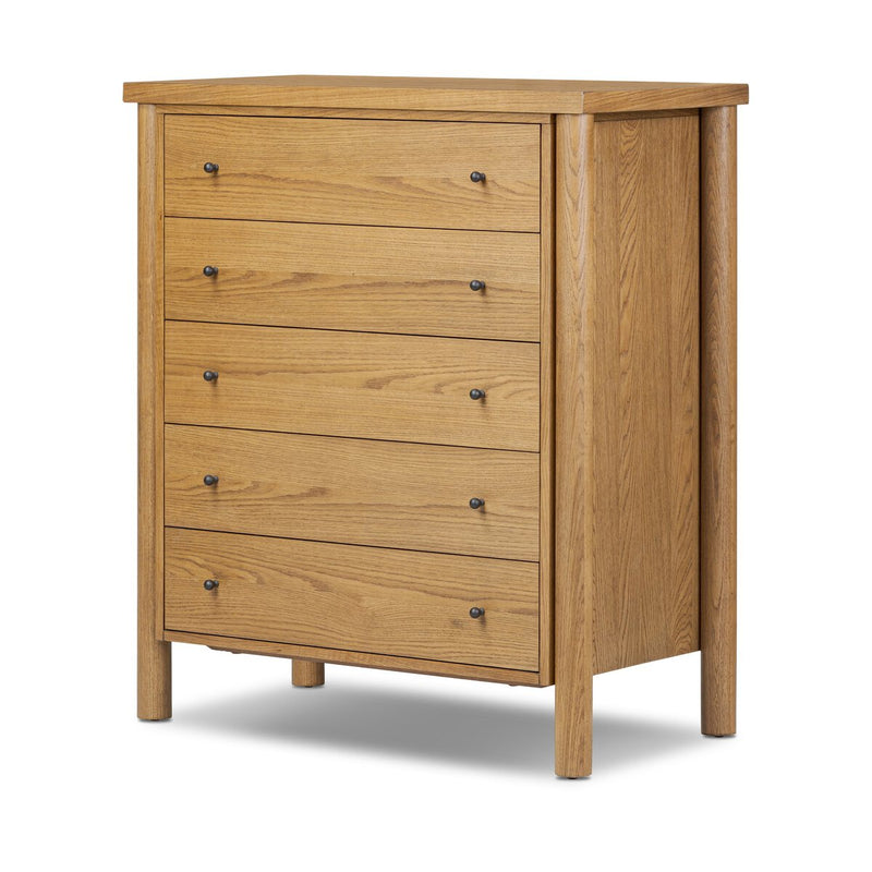 Roark Tall Dresser - Amber Oak