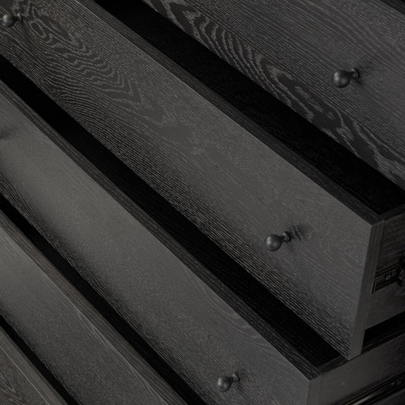 Roark Tall Dresser - Ebony Oak