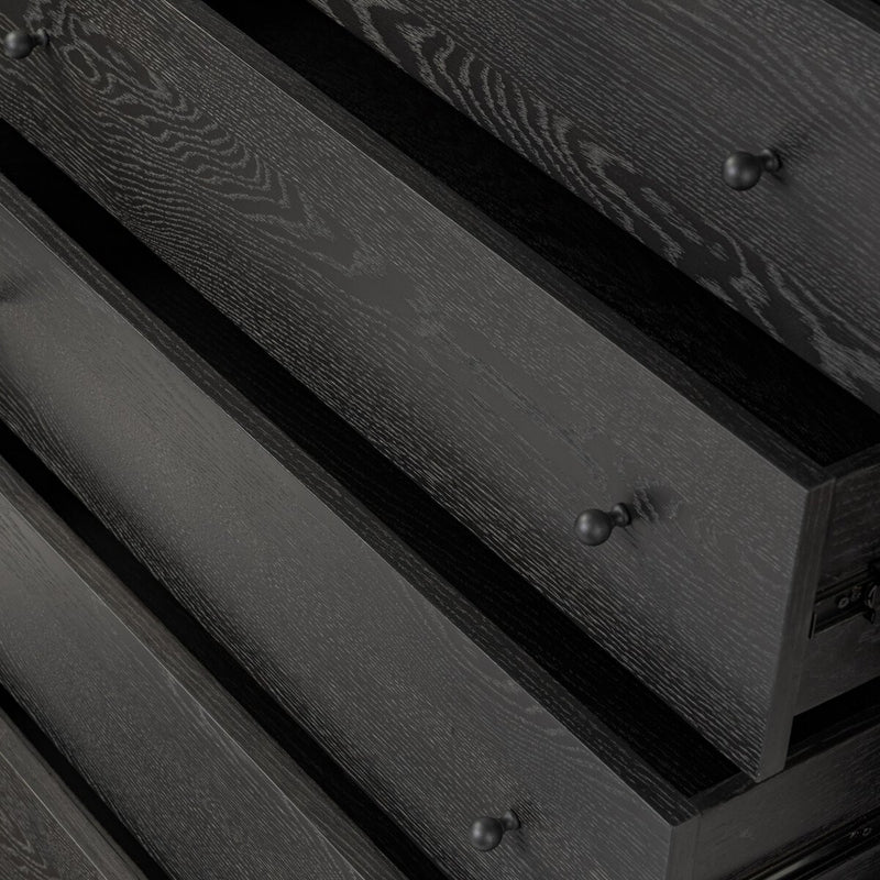 Roark Tall Dresser - Ebony Oak
