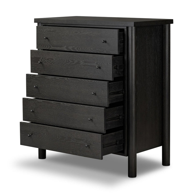 Roark Tall Dresser - Ebony Oak