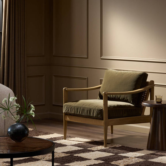 Barwin Chair - Surrey Olive