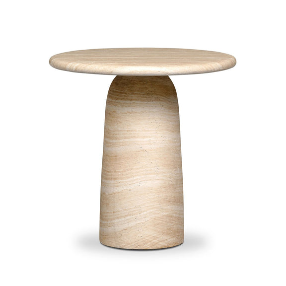 Janice End Table - Sand Striae