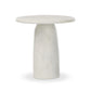 Janice End Table - Textured Lunar Concrete