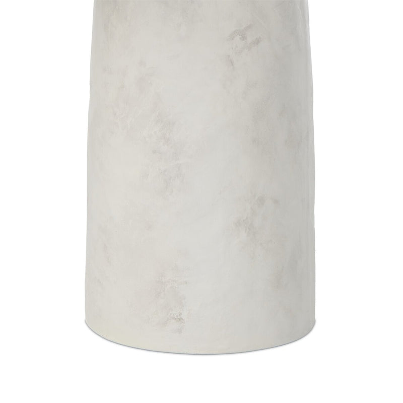 Janice End Table - Textured Lunar Concrete